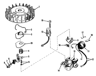 Magneto Model No. 610689a Diagram and Parts List for 23205 5000001 - 5999999 Toro Lawn Mower