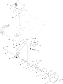 Part Location Diagram of 144-6371 Toro Pad-Stop
