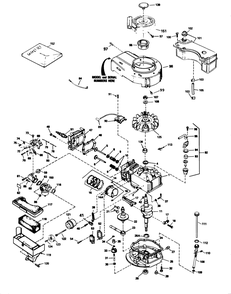 Engine Tecumseh Model No. Tvs100-44013b Diagram and Parts List for 20695 8000001 - 8999999 Toro Lawn Mower