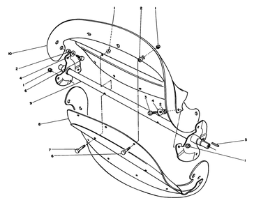 Rotor Assembly Diagram and Parts List for 38110C 8000001 - 8999999 Toro Snow Blower