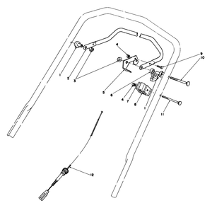 Traction Control Assembly Diagram and Parts List for 20715 5000001 - 5999999 Toro Lawn Mower