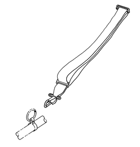 Shoulder Harness (Optional) Diagram and Parts List for 51645 6000001 - 6999999 Toro Trimmer