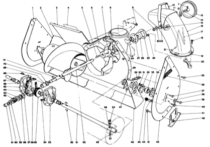 Part Location Diagram of 20-1170 Toro Shaft-Auger