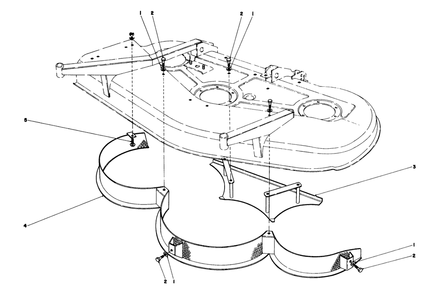 Leaf Mulcher Kit No. 30771 (Optional) Diagram and Parts List for 30760 00000001 - 09999999 Toro Lawn Tractor