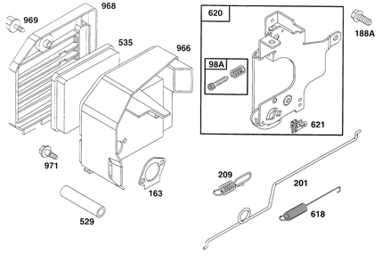 Engine Gts 150 Diagram and Parts List for 22153BC 5900001 - 5999999 Toro Lawn Mower