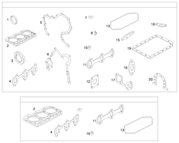 Part Location Diagram of 99-9679 Toro Kit-Valve Overhaul