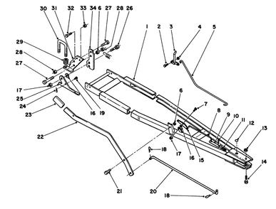 Part Location Diagram of 79-3950 Toro Lever-Index