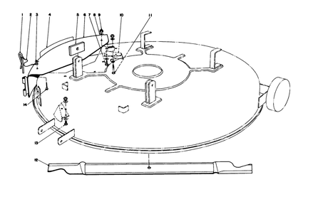 Mulcher Kit Model 59155 (Optional) Diagram and Parts List for 56145 8000001 - 8999999 Toro Lawn Tractor