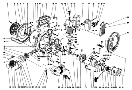 Part Location Diagram of 41-1420 Toro Air Filter