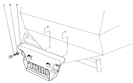 Cutting Unit Model No. 30768 (Continued) Rear Weight (Optional) Diagram and Parts List for 30718 2000001 - 2999999 Toro Lawn Tractor