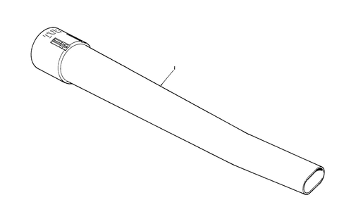 Blower Tube Diagram and Parts List for 51580 0000001 - 0999999 Toro Leaf Blower / Vacuum