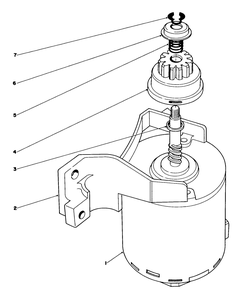 Starter Assembly Diagram and Parts List for 20671 3000001 - 3999999 Toro Lawn Mower