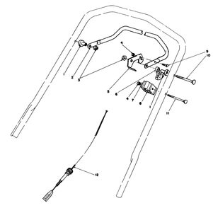 Traction Control Assembly Diagram and Parts List for 20629C 6000001 - 6999999 Toro Lawn Mower