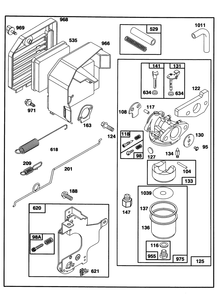 Engine Gts-150 Diagram and Parts List for 20439 39000001 - 39999999 Toro Lawn Mower