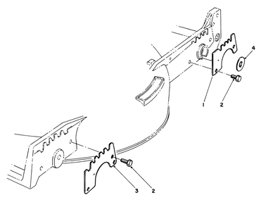 Wear Plate Kit No. 49-4080 (Optional) Diagram and Parts List for 20526C 9000001 - 9999999 Toro Lawn Mower