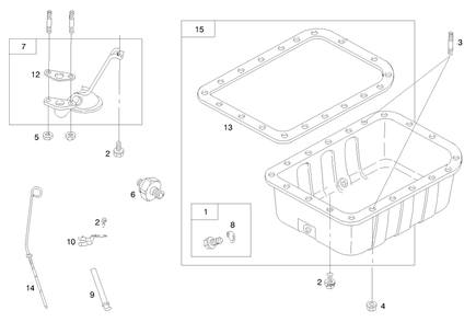 Engine Assembly Diagram and Parts List for 73550 8900001 - 8999999 Toro Lawn Tractor
