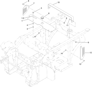 Part Location Diagram of 133-1822-03 Toro Guard-Muffler, Lh