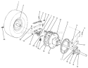 Page J Diagram and Parts List for 70040 39000001-39999999 - 1993 Toro Lawn Tractor