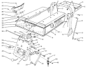 Page K Diagram and Parts List for 70040 39000001-39999999 - 1993 Toro Lawn Tractor