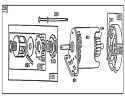 Page M Diagram and Parts List for 70040 39000001-39999999 - 1993 Toro Lawn Tractor