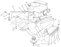Page F Diagram and Parts List for 70040 39000001-39999999 - 1993 Toro Lawn Tractor