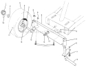 Page H Diagram and Parts List for 70040 39000001-39999999 - 1993 Toro Lawn Tractor
