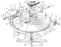 Page C Diagram and Parts List for 70040 49000001-49999999 - 1994 Toro Lawn Tractor