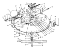Part Location Diagram of 67-1150-01 Toro Deflector (Incl. Ref. #3)