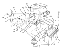 Page F Diagram and Parts List for 70040 7900001-7900578 - 1997 Toro Lawn Tractor