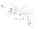 Rear Body Assembly Diagram and Parts List for 70041 8900001-8999999 - 1998 Toro Lawn Tractor