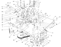 Cutting Unit Assembly Diagram and Parts List for 70044 210000001-210999999 - 2001 Toro Lawn Tractor