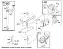Page H Diagram and Parts List for 70044 210000001-210999999 - 2001 Toro Lawn Tractor