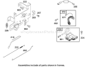 Frame Assembly Diagram and Parts List for 70044 210000001-210999999 - 2001 Toro Lawn Tractor