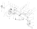 Rear Body Assembly Diagram and Parts List for 70044 9900001-9999999 - 1999 Toro Lawn Tractor
