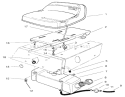 Page R Diagram and Parts List for 70044 9900001-9999999 - 1999 Toro Lawn Tractor