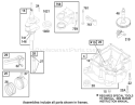 Page F Diagram and Parts List for 70044 9900001-9999999 - 1999 Toro Lawn Tractor