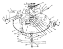 Frame Assembly Diagram and Parts List for 70060 39000001-39999999 - 1993 Toro Lawn Tractor