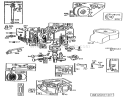 Briggs & Stratton Model No. 195707-0121-01 Diagram and Parts List for 70060 6900001-6999999 - 1996 Toro Lawn Tractor