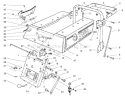 Rear Body Assembly Diagram and Parts List for 70060 79000001-79999999 - 1997 Toro Lawn Tractor