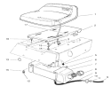 Seat & Gas Tank Assembly Diagram and Parts List for 70060 79000001-79999999 - 1997 Toro Lawn Tractor