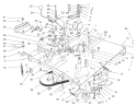 Transmission & Linkage Assembly Diagram and Parts List for 70060 79000001-79999999 - 1997 Toro Lawn Tractor