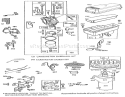 Page B Diagram and Parts List for 70060 79000001-79999999 - 1997 Toro Lawn Tractor