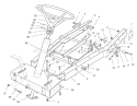Frame Assembly Diagram and Parts List for 70060 79000001-79999999 - 1997 Toro Lawn Tractor
