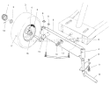 Front Axle Assembly Diagram and Parts List for 70060 79000001-79999999 - 1997 Toro Lawn Tractor