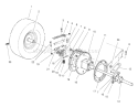 Rear Axle Assembly Diagram and Parts List for 70060 89000001-89999999 - 1998 Toro Lawn Tractor