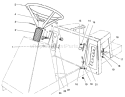 Steering Wheel, Switches & Decals Diagram and Parts List for 70081 7900001-7999999 - 1997 Toro Lawn Tractor