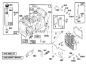 Engine Briggs & Stratton Model 28d707-0124-01 Diagram and Parts List for 70081 7900001-7999999 - 1997 Toro Lawn Tractor