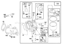 Page E Diagram and Parts List for 70081 7900001-7999999 - 1997 Toro Lawn Tractor