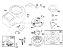 Page H Diagram and Parts List for 70081 7900001-7999999 - 1997 Toro Lawn Tractor