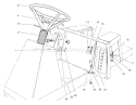 Steering Wheel, Switches & Decals Diagram and Parts List for 70082 8900001-8999999 - 1998 Toro Lawn Tractor